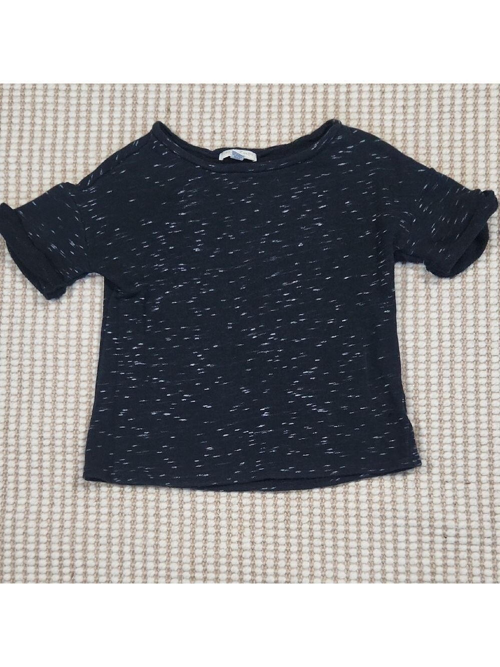 Love By Design Black Speckled Sweatshirt